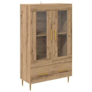 vidaXL Highboard mit Schubladen Artisan-Eiche 69,5 x 31 x 115 cm
