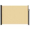 vidaXL Ausziehbares Seitenmarkise Sand 600 x 140 cm Polyester