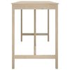 vidaXL Bartisch 180x80x110 cm Massivholz Kiefer