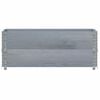vidaXL Pflanzkasten Grau 100x50 cm Massivholz Kiefer