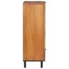 vidaXL Highboard mit T&uuml;r Akazienbraune Oberfl&auml;che 60 x 33 x 100 cm