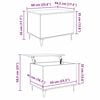 vidaXL Couchtisch Altholz 60 x 44,5 x 45 cm Holzwerkstoff