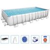 Bestway Power Steel Pool-Set Rechteckig 732x366x132 cm