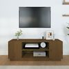 vidaXL TV-Schrank Honigbraun 110x35x40,5 cm Massivholz Kiefer