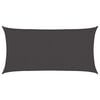 vidaXL Sonnensegel Anthrazit 2,5 x 6 m HDPE