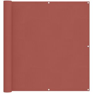 vidaXL Balkonsichtschutz Terrakotta 110 x 600 cm Oxford-Stoff