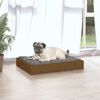vidaXL Hundebett Honigbraun 61,5x49x9 cm Massivholz Kiefer