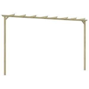 vidaXL Garten-Pergola Kiefernholz Impr&auml;gniert 360x200x60 cm