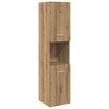 vidaXL Bad-H&auml;ngeschrank Artisan-Eiche 30x30x130 cm Holzwerkstoff