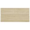 vidaXL Waschbeckenunterschrank Sonoma-Eiche 90x38,5x45cm Holzwerkstoff