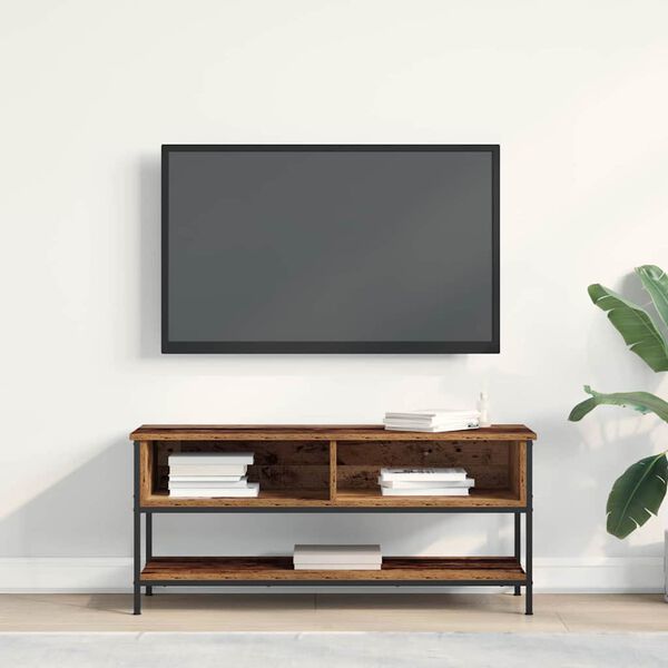 vidaXL TV-Schrankset Altholz 100 x 35 x 45 cm Holzwerkstoff