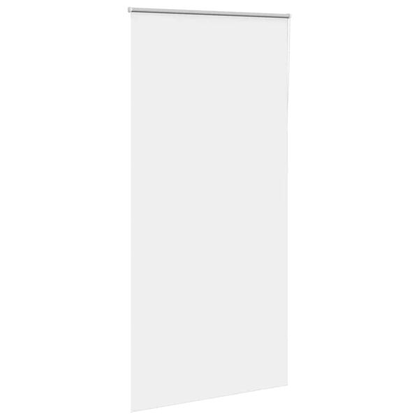 vidaXL Verdunkelungsrollo Wei&szlig; 100x210cm Stoffbreite 95,7cm Polyester