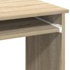 vidaXL Schreibtisch mit Regalen Sonoma-Eiche 84x40x78 cm Holzwerkstoff