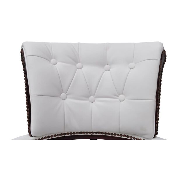 vidaXL B&uuml;rodrehstuhl Wei&szlig;