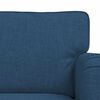 vidaXL Sofa 2 pcs Blau 144 x 80 x 85 cm Stoff