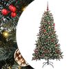 vidaXL Künstlicher Weihnachtsbaum mit 300 LEDs Grün 99 x 99 x 180 cm