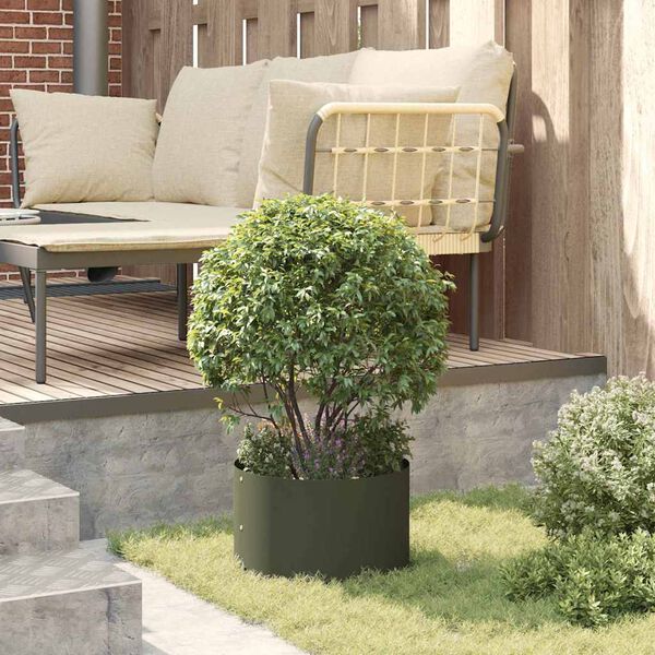 vidaXL Garten-Pflanzgefäß Olive Grün 30 x 30 x 20 cm