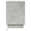 vidaXL Nachttisch 2 pcs Beton Grau 50 x 34,5 x 50 cm Holzwerkstoff