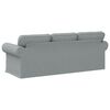 vidaXL Sofa Hellgrau Gesamtabmessungen: 215 x 82 x 80 cm (B x T x H)