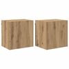 vidaXL TV-Wandregale 2 stk. Artisan-Eiche Holzwerkstoff