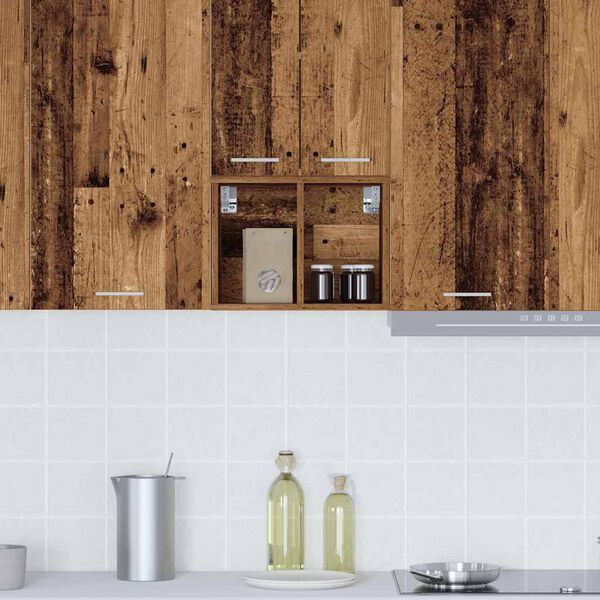 vidaXL H&auml;ngeschrank Altholz 30 x 29,5 x 40 cm Holzwerkstoff