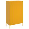 vidaXL Highboard Senfgelb 68x39x113 cm Stahl