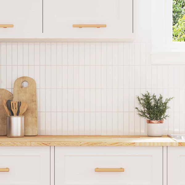 vidaXL Rechteckige Fliese 10 pcs Wei&szlig; 29 x 23 x 0,08 cm