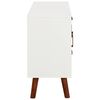 vidaXL Sideboard 110x35x70 cm Massivholz Akazie und MDF