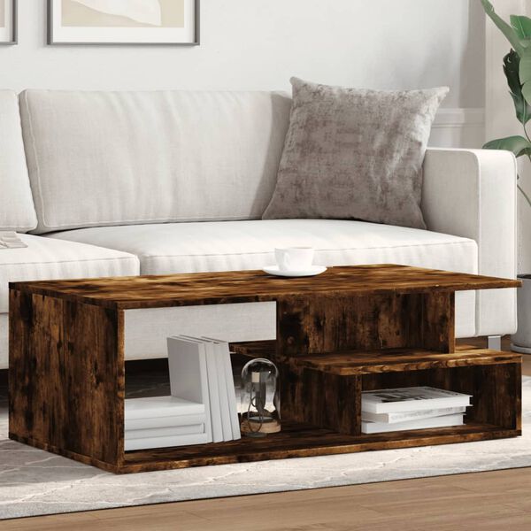vidaXL Couchtisch R&auml;uchereiche 102x55x35 cm Holzwerkstoff