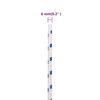 vidaXL Bootsseil Wei&szlig; 6 mm 50 m Polypropylen