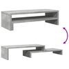 vidaXL Monitorständer Betongrau 54x22x15 cm Holzwerkstoff