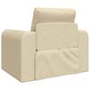 vidaXL Schlafsofa Creme 98 x 71 x 83 cm Stoff