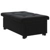 vidaXL Schlafsofa Schwarz 194 x 67 x 82 cm Samt