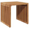 vidaXL Garten-Beistelltisch Braun 45 x 42,5 x 45 cm Massivholz Teak