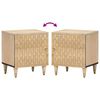 vidaXL Nachttische 2 Stk. 40x33x46 cm Massivholz Mango