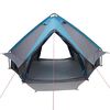 vidaXL Teepee Zelt mit Dach Blau und Grau 490 x 410 x 210 cm