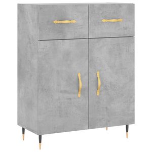 vidaXL Sideboard Betongrau 69,5x34x90 cm Holzwerkstoff