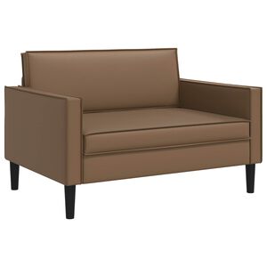 vidaXL XXL-Sessel Cappuccino Kunstleder