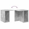 vidaXL Beistelltisch Beton Grau 37 x 32 x 40 cm Holzwerkstoff