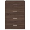 vidaXL Sideboard Braun Eichen-Optik 60x31x84 cm Holzwerkstoff
