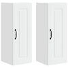 vidaXL Geschirrsp&uuml;lerfront Kalmar 2 pcs Wei&szlig; 30 x 31 x 80 cm