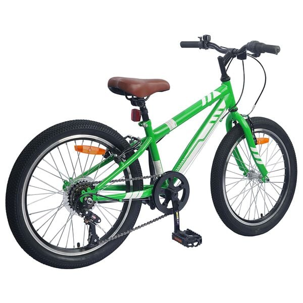 vidaXL Mountainbike 20 Zoll 6-Speed f&uuml;r 5-8 Jahre alt Gr&uuml;n