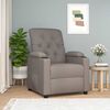 vidaXL Relaxsessel Taupe Stoff