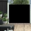 vidaXL Ausziehbare Seitenmarkise 100&times;300 cm Schwarz