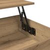 vidaXL Couchtisch Artisan-Eiche 70x50x50cm Holzwerkstoff