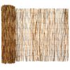 vidaXL Gartenzaun Kohlenstoff 600 x 90 cm Schilf