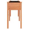 vidaXL Pflanzk&uuml;bel mit Einsatz Braun 161x45x76 cm Massivholz Tanne