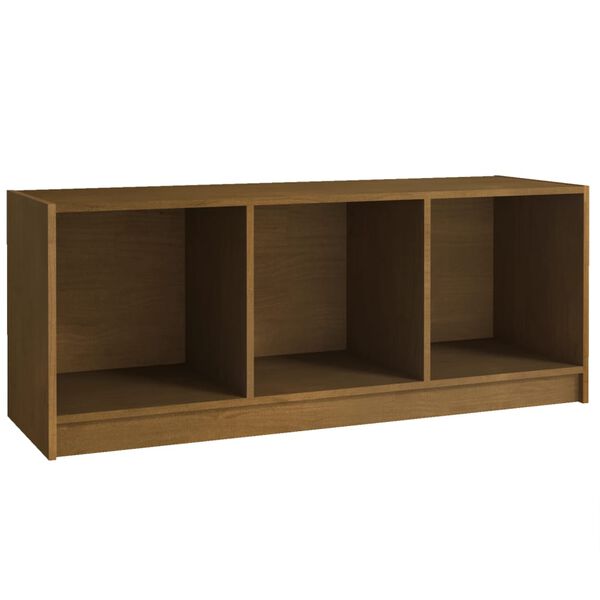 vidaXL TV-Schrank Honigbraun 104x33x41 cm Massivholz Kiefer