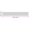 vidaXL Teppich Rechteckig Braun 70x500 cm Bambus