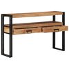 vidaXL Konsolentisch Braun 120 x 33 x 75 cm Massivholz Akazie